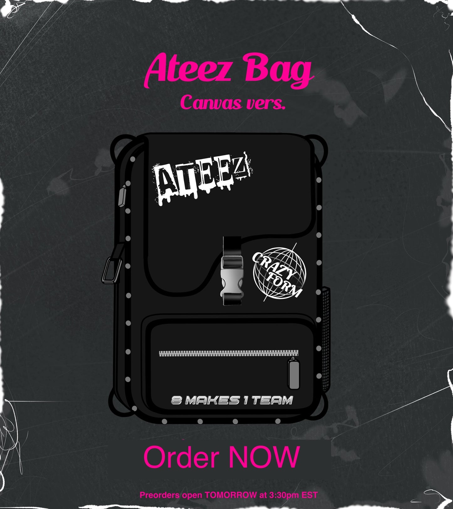 ATEEZ Ep.Fin: WILL Concert Bag (Canvas bags RESTOCK)