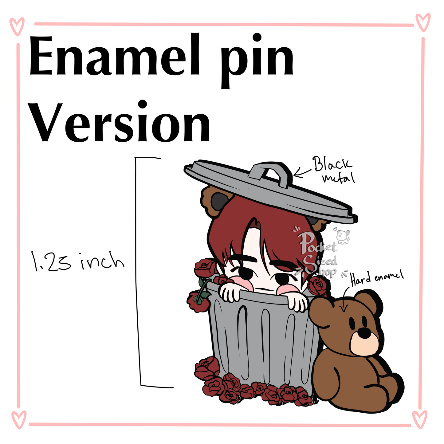 TXT Beomgyu Good Boy gone Bad Enamel Pin