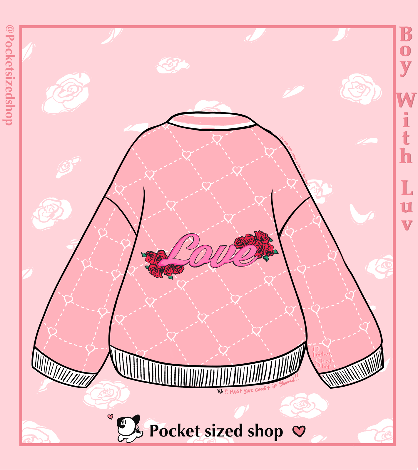 UNISEX BTS BWL [Boy With Luv] Cardigan💞