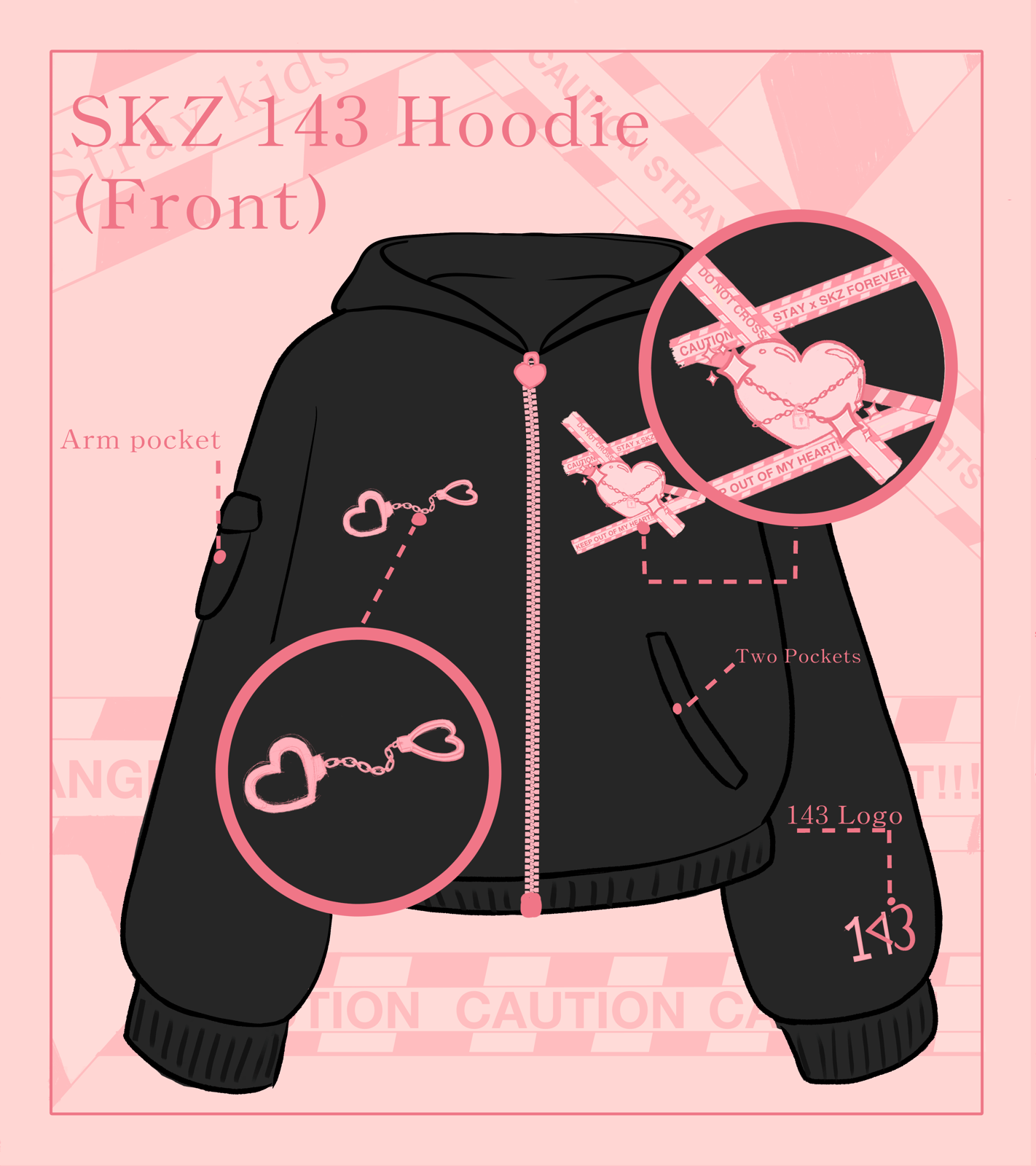 SKZ 143 Hoodie