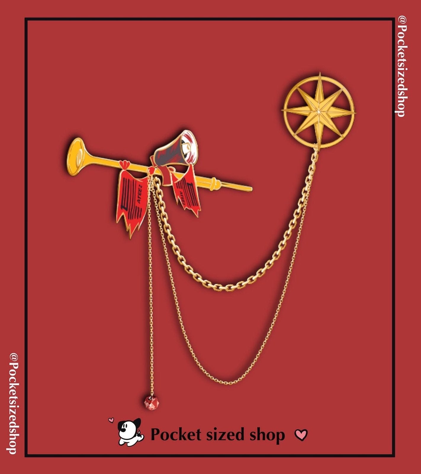 THIS IS ATEEZ STYLE enamel Pin [Restock]